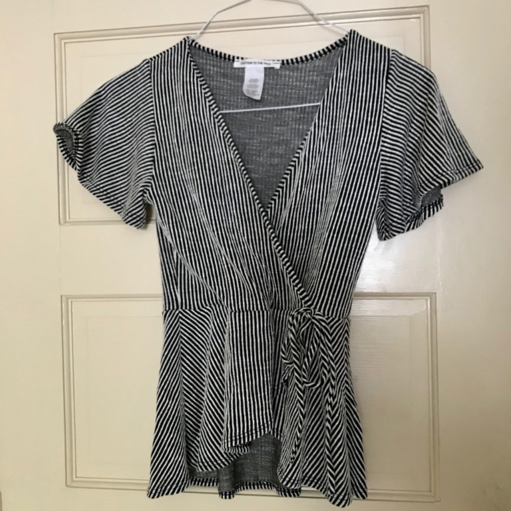 Caution to the Wind Peplum top